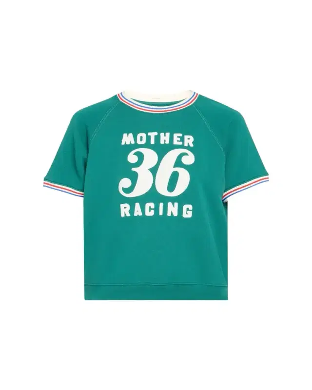 MOTHER The Short-Sleeve Sport Concert Sweatshirt