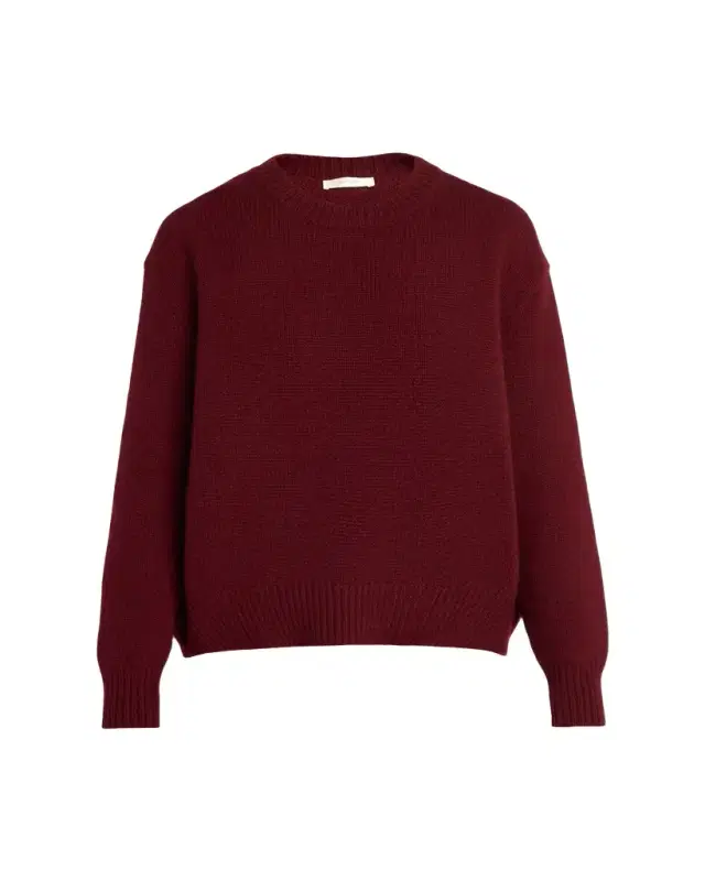 THE ROW Parth Cashmere Oversized Crewneck Sweater
