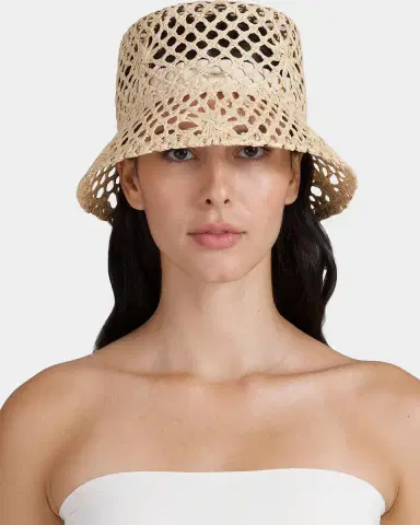 Eugenia Kim Jonah Open-Weave Bucket Hat | Thumbnail 2