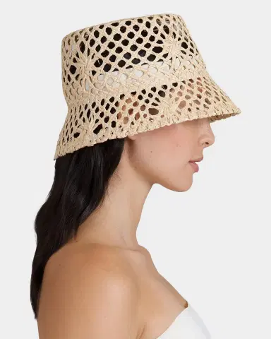 Eugenia Kim Jonah Open-Weave Bucket Hat | Thumbnail 4