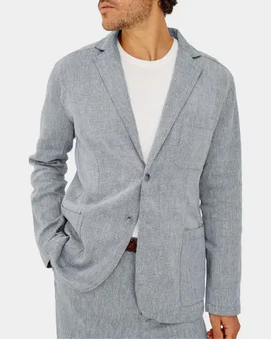 RAILS Men's Harris Stretch Cotton-Linen Blazer | Thumbnail 6 RAILS Men's Harris Stretch Cotton-Linen Blazer | Thumbnail 6
