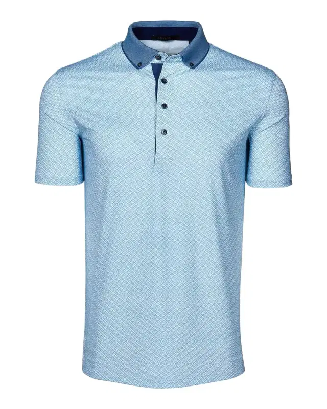 Greyson Guardian Printed Polo Shirt