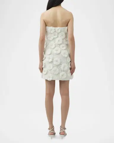 Simkhai Holland Floral Strapless Mini Dress | Thumbnail 3 Simkhai Holland Floral Strapless Mini Dress | Thumbnail 3