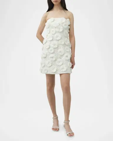 Simkhai Holland Floral Strapless Mini Dress | Thumbnail 4 Simkhai Holland Floral Strapless Mini Dress | Thumbnail 4