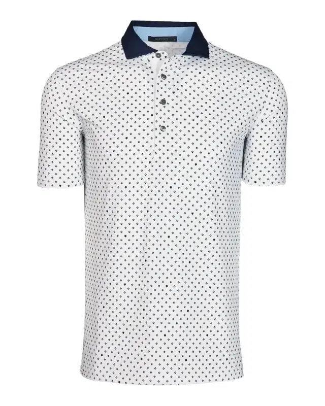Greyson Men 's G Squared Printed Polo Shirt