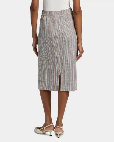 Misook Striped Knit Pencil Midi Skirt | Thumbnail 3 Misook Striped Knit Pencil Midi Skirt | Thumbnail 3