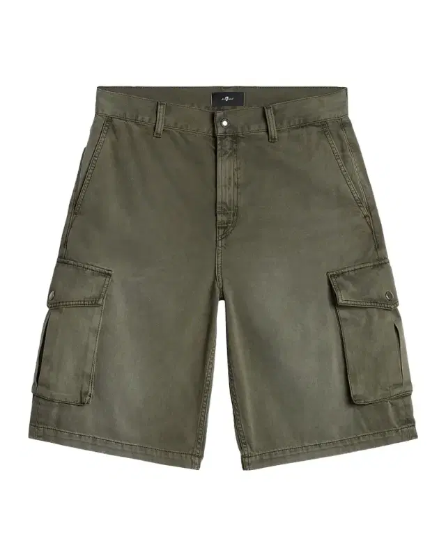 7 For All Mankind Men's Cotton-Blend Cargo Shorts