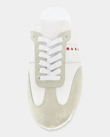 Marni Men's Logo Leather Mules | Thumbnail 4