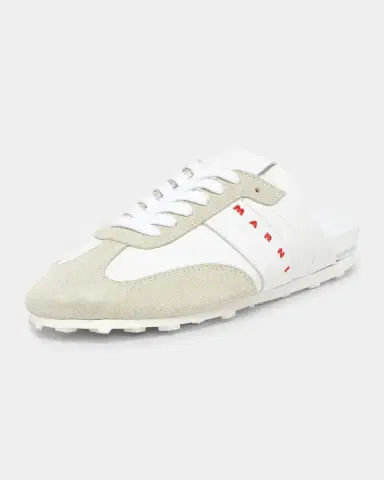 Marni Men's Logo Leather Mules | Thumbnail 5