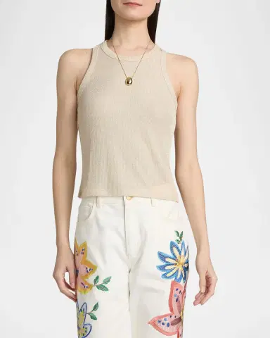 Ramy Brook Ella Metallic Knit Tank | Thumbnail 4