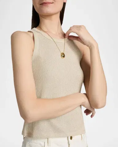 Ramy Brook Ella Metallic Knit Tank | Thumbnail 5