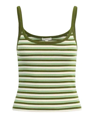 Joe 's Jeans Striped Cotton-Blend Cami | Thumbnail 1 Joe 's Jeans Striped Cotton-Blend Cami | Thumbnail 1