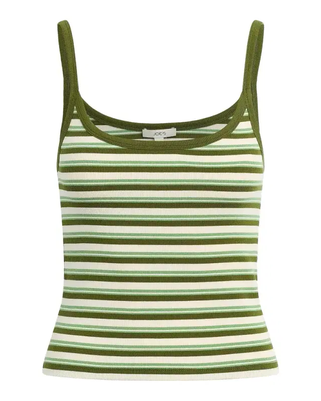 Joe's Jeans Striped Cotton-Blend Cami