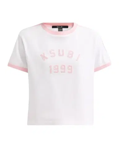 Ksubi Higher Than Heaven Varsity Shrunken T-Shirt | Thumbnail 1 Ksubi Higher Than Heaven Varsity Shrunken T-Shirt | Thumbnail 1