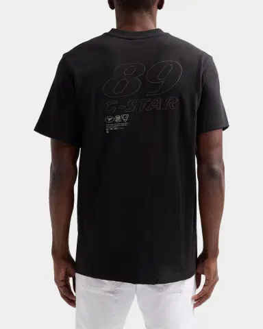 G-Star Men's Logo-Appliqué Cotton Regular-Fit T-Shirt | Thumbnail 3