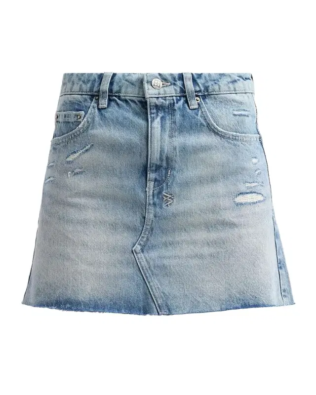 Ksubi Higher Than Heaven Manhattan Denim Mini Skirt