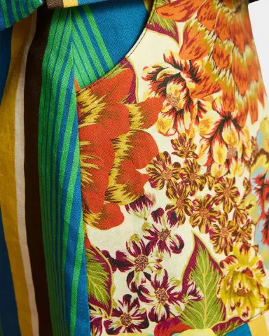 ALÉMAIS Charlie Graphic Linen Mini Skirt | Thumbnail 5 ALÉMAIS Charlie Graphic Linen Mini Skirt | Thumbnail 5