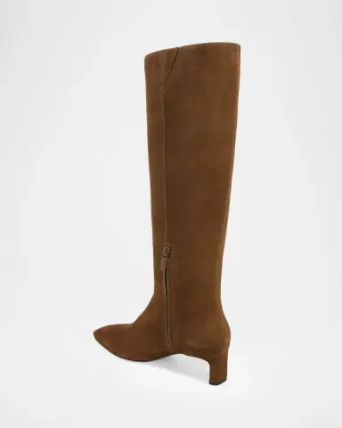 Vince Lilith Suede Knee-High Kitten-Heel Boots | Thumbnail 3 Vince Lilith Suede Knee-High Kitten-Heel Boots | Thumbnail 3