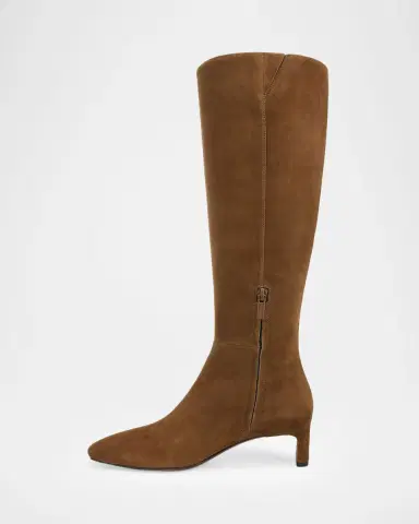 Vince Lilith Suede Knee-High Kitten-Heel Boots | Thumbnail 4 Vince Lilith Suede Knee-High Kitten-Heel Boots | Thumbnail 4
