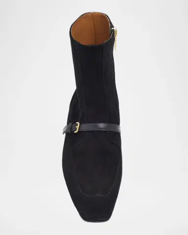 Church's Suzanne Buckle Strap Suede Boots | Thumbnail 3 Church's Suzanne Buckle Strap Suede Boots | Thumbnail 3