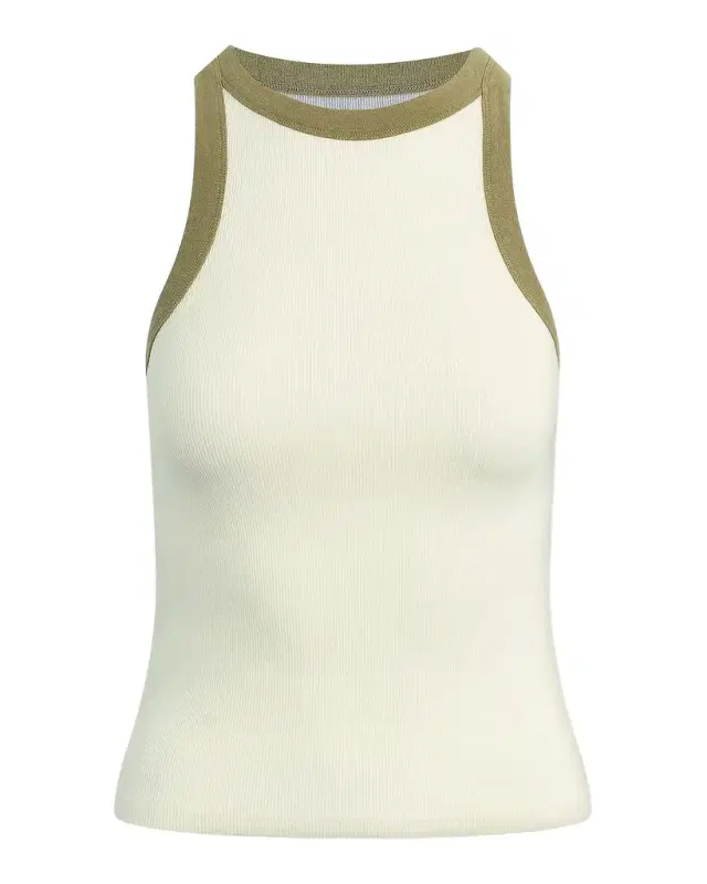 Hudson Rib-Knit Cotton Tank Top