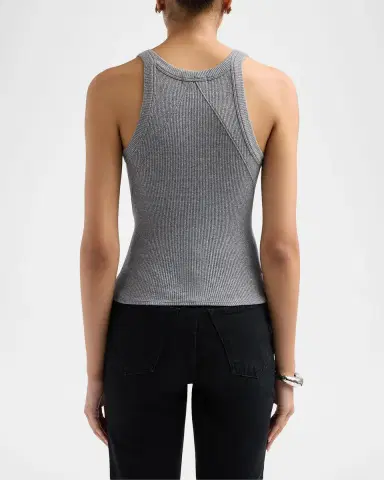 rag & bone The Essential Rib Wide String Tank | Thumbnail 3 rag & bone The Essential Rib Wide String Tank | Thumbnail 3