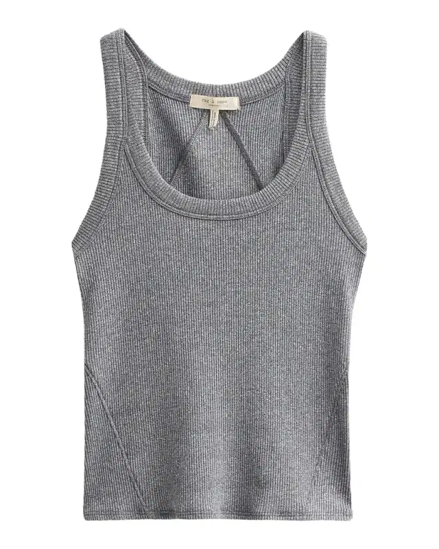 rag & bone The Essential Rib Wide String Tank