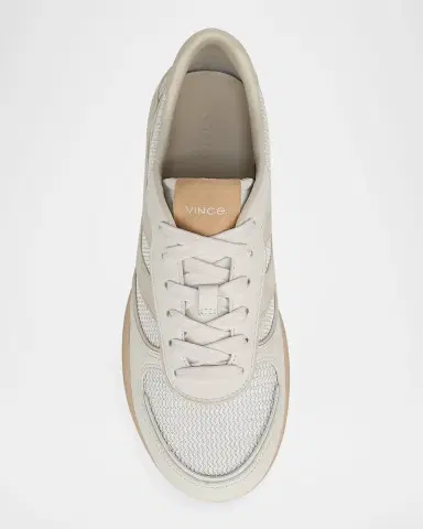 Vince Echo Mesh and Mixed Leather Trainers | Thumbnail 5 Vince Echo Mesh and Mixed Leather Trainers | Thumbnail 5