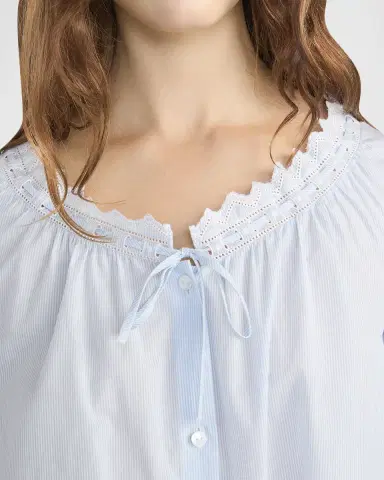 Frame The Serene Striped Cotton Top | Thumbnail 5 Frame The Serene Striped Cotton Top | Thumbnail 5