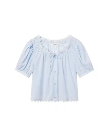 Frame The Serene Striped Cotton Top | Thumbnail 1 Frame The Serene Striped Cotton Top | Thumbnail 1