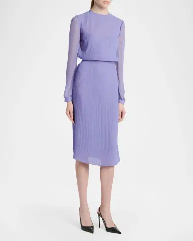 TOM FORD Pervinca Ribbed Midi Dress | Thumbnail 4 TOM FORD Pervinca Ribbed Midi Dress | Thumbnail 4