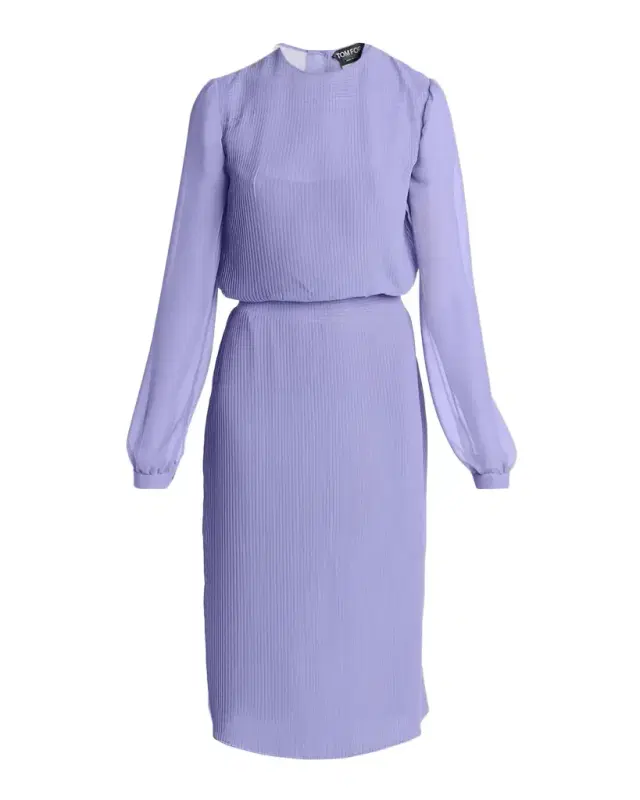 TOM FORD Pervinca Ribbed Midi Dress
