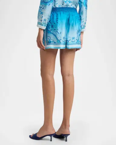 Casablanca Gradient Egyptian Rug Silk Shorts | Thumbnail 3 Casablanca Gradient Egyptian Rug Silk Shorts | Thumbnail 3