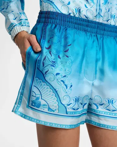 Casablanca Gradient Egyptian Rug Silk Shorts | Thumbnail 5 Casablanca Gradient Egyptian Rug Silk Shorts | Thumbnail 5