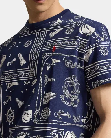 Polo Ralph Lauren Men's Bandana Cotton Jersey T-Shirt | Thumbnail 5