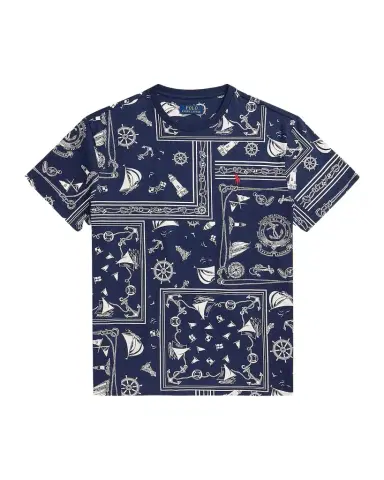 Polo Ralph Lauren Men's Bandana Cotton Jersey T-Shirt | Thumbnail 1