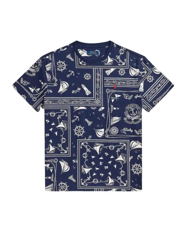 Polo Ralph Lauren Men's Bandana Cotton Jersey T-Shirt