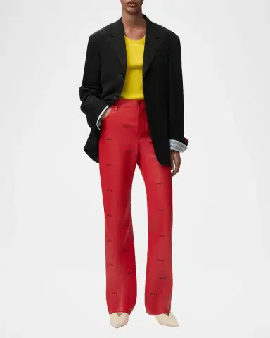 Loewe Double-Breasted Wool-Blend Blazer | Thumbnail 2 Loewe Double-Breasted Wool-Blend Blazer | Thumbnail 2