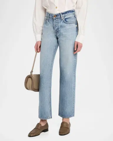 Moussy Vintage Straight Low-Rise Cropped Jeans | Thumbnail 4 Moussy Vintage Straight Low-Rise Cropped Jeans | Thumbnail 4
