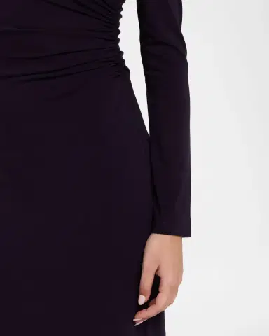 Emporio Armani Ruched Jersey Column Gown | Thumbnail 5 Emporio Armani Ruched Jersey Column Gown | Thumbnail 5