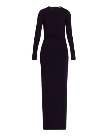 Emporio Armani Ruched Jersey Column Gown | Thumbnail 1 Emporio Armani Ruched Jersey Column Gown | Thumbnail 1