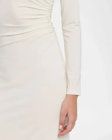 Emporio Armani Ruched Jersey Column Gown | Thumbnail 5