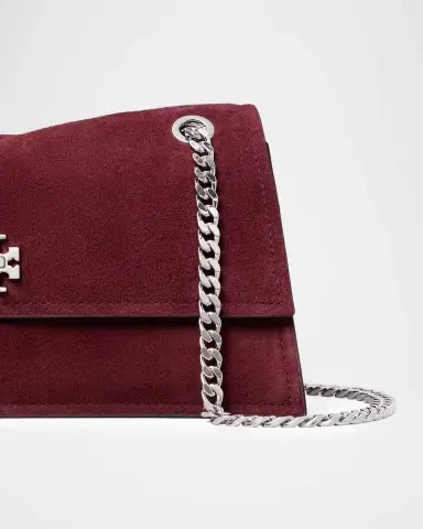 Tory Burch Kira Turnlock Suede Convertible Shoulder Bag | Thumbnail 4