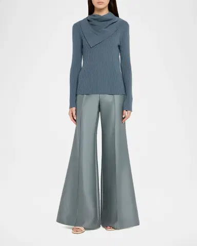 Zimmermann Valiant Structured Wide Flared Pants | Thumbnail 2