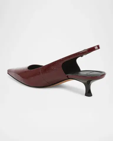 Vince 45mm Sabra Patent Leather Slingback Pumps | Thumbnail 3 Vince 45mm Sabra Patent Leather Slingback Pumps | Thumbnail 3