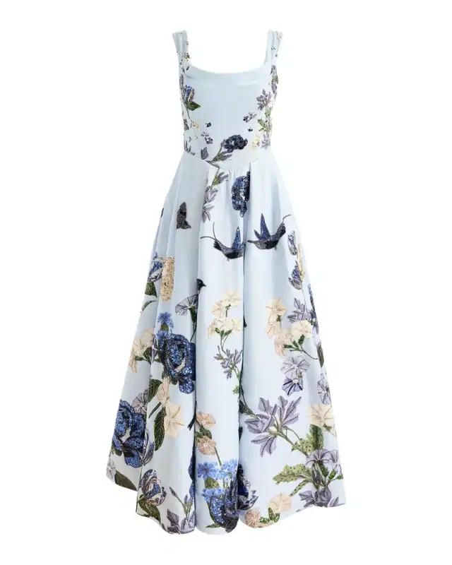 ALICE + OLIVIA Estrella Embellished Maxi Dress