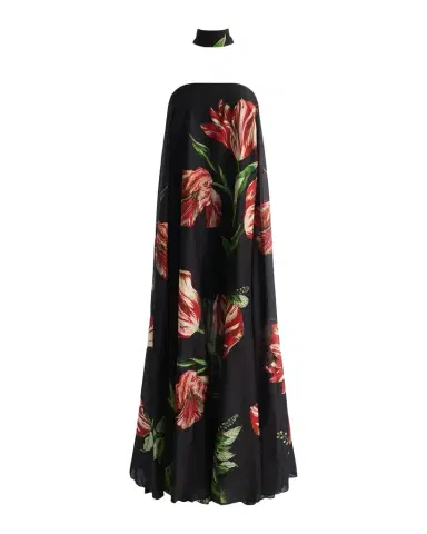 ALICE + OLIVIA Maricela Floral Scarf Maxi Dress | Thumbnail 1