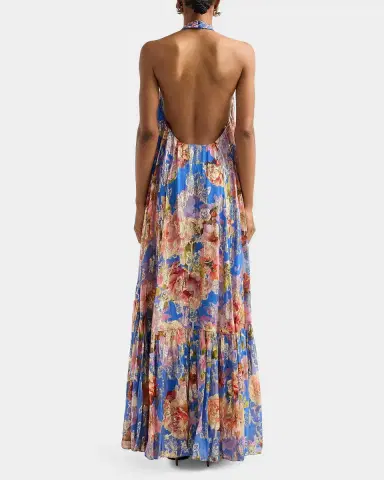 Hemant & Nandita Floral A-Line Maxi Dress | Thumbnail 3 Hemant & Nandita Floral A-Line Maxi Dress | Thumbnail 3