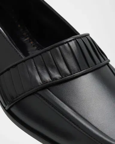 Manolo Blahnik Minoffa Leather Loafers | Thumbnail 5