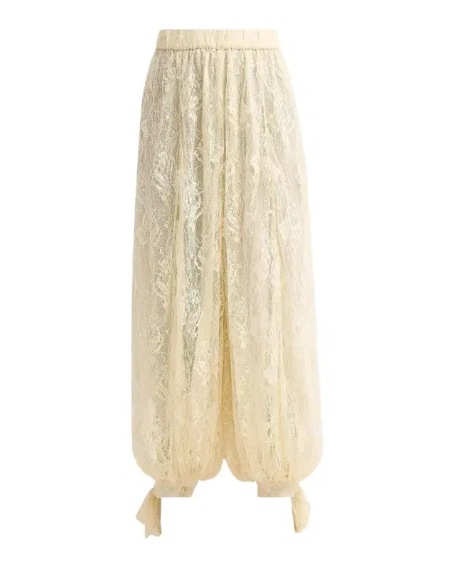 Hemant & Nandita Floral Lace Parachute Pants